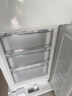 美的（Midea）195两门二门双开门低噪租房小型家用电冰箱风冷无霜小冰箱MR-195WE不串味以旧换新【国家补贴】 实拍图