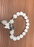 蝴蝶仿猫眼石小众月光白石手串女友闺蜜情侣饰品 蝴蝶款猫眼石手链 实拍图