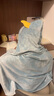 睡眠博士小学生午睡毯 A类午睡毯 自带大兜帽可收纳遮光毯子 140*85cm 实拍图