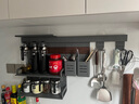 酷太（COOKTIME）厨房置物架壁挂式墙面置物架锅盖架调料架刀架厨房铝合金收纳挂件 调料架(加宽)+筷勺架+层板+2钩(80CM杆) 实拍图