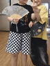 六品书院扇子古风折扇中国风女男汉服旗袍古典舞蹈跳舞儿童夏季随身便携绢布折叠小扇子 花枝 实拍图
