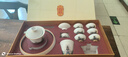 容山堂珐琅彩陶瓷盖碗三件套茶杯泡茶器功夫茶具整套便携茶具泡茶器全套 金丝珐琅彩整套茶具-茶洗款 实拍图
