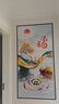 喜巢走廊装饰画入户玄关自粘壁画过道轻奢中式贴画竖版现代山水墙贴画 九鱼聚福02竖款 80cm x 160cm 实拍图