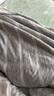 罗莱家纺 深睡冰皮被3.0 A类可水洗60支兰精天丝凉感夏被 灰1.5米 实拍图