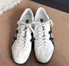 Onitsuka Tiger鬼塚虎男女款复古德训鞋轻便透气运动休闲板鞋TOKUTEN 1183B938 白色/黑色 41.5 实拍图