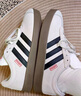 adidas T头鞋 VL COURT复古板鞋德训鞋男女阿迪达斯轻运动   灰色/黑色/红色   39 实拍图