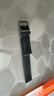 KMaxAI适用小米手表Watch S4/S4 Sport液态硅胶表带 S1/S2/S3 Pro手表带 Color运动版透气替换表链 黑色 实拍图
