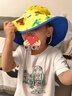 kocotreekk树儿童帽子遮阳大帽檐防晒帽夏季薄款男童女童渔夫双面盆帽 实拍图