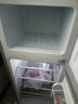 奥克斯小冰箱家用小型迷你冷藏冷冻两用出租房宿舍用节能省电寝室办公室电冰箱 【全国联保】70A186D银【节能省电】 实拍图