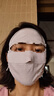蕉下（beneunder）脸基尼女全脸防晒医美面罩防紫外线口罩高颜值骑行面罩护脸蓝烟灰 实拍图