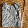 三枪薄款纯棉打底无袖衫透气罗纹棉质柔软蕾丝花边圆领休闲女背心 浅麻灰 2XL 实拍图