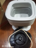 梦多福折叠洗衣机带脱水迷你小型洗袜机半全自动洗袜子神器宿舍宝宝婴儿儿童洗内衣内裤洗衣机洗脱一体 【白色大号】UV蓝光+洗脱一体+轻音低噪 【分开清洗更卫生】 实拍图