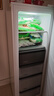 海尔（Haier）208升一级能效风冷家用立式冰柜抽屉式冷柜200升以上家用小冰柜小冰箱BD-208WGHW1国家补贴 实拍图