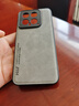 热火适用小米14手机壳 小米14保护套 升级肤感羊巴皮磨砂镜头全包个性男款女硅胶-烟灰色 实拍图