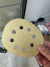 博世（BOSCH） 背绒砂碟电动打磨机圆盘砂纸打磨金属及木材打磨片抛光打磨C411 【125mm8孔280目】 实拍图