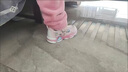 G.DUCKKIDS女童鞋子2024春秋新款儿童发光运动鞋旋转纽扣亮灯闪光女孩公主鞋 粉色 29 实拍图