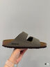 BIRKENSTOCK勃肯德国进口男女款经典舒适软木Arizona双扣拖鞋送父亲送长辈 女款灰色 38 实拍图