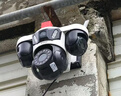镭威视4g三摄像头室户外终身免流量监控器家用无需连wifi手机远程360度无死角带高清夜视全景不网线农村 实拍图