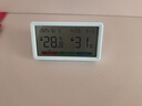 得力（deli）【超值新品】室内温湿度表 LCD电子温湿度计婴儿房室内温湿度表办公用品老人儿童礼品蓝色LE505PRO 实拍图