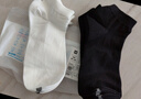 京东京造【纯棉100%】6双男式短袜10A抗菌休闲透气袜子男夏季 黑白灰 实拍图