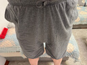 浪莎睡裤男夏季纯棉宽松舒适家居五分裤薄款大码短裤男士休闲裤 【2条装】浅灰+深灰 180/XXL 实拍图