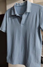 京东京造【汗渍无痕】polo衫男短袖男士t恤衣服男装 雾霾蓝 M 实拍图