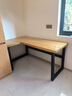 柔润实木转角书桌卧室拐角写字桌L型台式电脑桌学生家用学习办公桌 单桌长160宽60高75转角边长100cm 实拍图