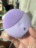 斐珞尔（FOREO）露娜洁面仪LUNA mini3净透洁面仪平衡油脂洗脸仪电动清洁毛孔洗脸神器 紫色 实拍图