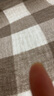京东京造全棉纱布盖毯 100%全棉可机洗毛巾被 A类毛毯子 日式咖1.5x2m 实拍图
