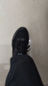 百丽轻便厚底休闲鞋透气男鞋商场款牛皮商务运动鞋8GZ01 黑色-网面 40 实拍图