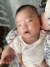 贝瑞加（Babyprints）宝宝夏季包屁衣婴儿薄款连体衣短袖纯棉爬服哈衣 黄彩虹73 实拍图