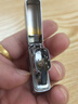 ZIPPO打火机之宝防风煤油 锻纱镀铬-秋水含睛  生日礼物男士 含油套装 实拍图