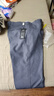 夏季薄款亚麻休闲裤高腰棉麻深裆宽松透气中年商务中老年直筒大码 蓝灰色 34 码=2尺7腰围 实拍图