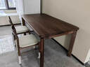 铁逍遥胡桃木实木书桌客厅化大长桌大板工作台家用办公桌学习电脑桌餐桌 胡桃木桌140*70*75厚4.5cm 实拍图