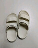 凡小如踩屎感软底凉鞋女外穿女士一字带凉鞋运动凉拖鞋EVA厚底女士拖鞋 米色35-36 实拍图
