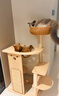 派阿哥松木全实木剑麻太空舱仿藤编猫爬架猫窝一体猫抓柱猫玩具小户型 实拍图