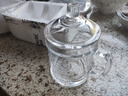 乐唯诗（LOVWISH）带盖泡茶杯无铅玻璃把手水杯玻璃杯商务会议家用 宫廷款【茶饮杯】 350ml 1只 实拍图
