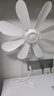 扬子厨房风扇壁挂免打孔电风扇小型宿舍卫生间厕所 8叶壁扇+延长线 实拍图
