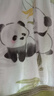 威尔贝鲁（WELLBER）婴儿睡袋宝宝竹棉纱布睡衣男女童家居睡裙春夏季 林间熊猫130cm 实拍图