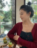 正品澳白施家珍珠项链女款秋冬新款锁骨链轻奢小众颈链毛衣链正圆 澳白3MM 40+5cm延长链款 实拍图