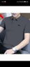 安踏冰丝速干polo衫短袖男t恤2026年夏季款休闲运动男士薄款健身服 8113-3男装灰【冰丝速干】 XL (180) 适合140-160斤 实拍图