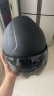 Andes HELMET3c认证电动摩托车头盔男四季女士夏季头盔安全帽四季通用夏天半盔 哑黑黑茶短【升级3C款】 均码 实拍图