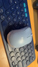 罗技（Logitech）M221 轻音鼠标 无线鼠标 办公鼠标 对称鼠标 带无线微型接收器 雾霭蓝 实拍图