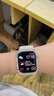Apple/苹果 Watch Series 10 智能手表GPS款42毫米玫瑰金色铝金属表壳淡桃粉色运动型表带M/L MX1V3CH/B 实拍图