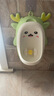 男宝宝小便器男孩小便斗尿盆儿童尿壶马桶挂墙式站立便池尿尿神器 小鹿小便斗 草绿色+马桶刷 实拍图