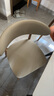 椅子餐椅全实木餐厅椅家用餐桌靠背椅网红皮凳子北欧现代酒店歺椅 胡桃色+卡其猫抓皮（自己安装） 实拍图