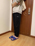 李宁（LI-NING）加绒运动裤男裤秋冬季新款裤子收口束脚宽松长裤休闲裤运动卫裤 黑色收口【棉质常规 舒适亲肤】 L /175 (130-145斤) 实拍图