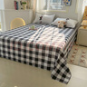 四件套床上用品被套被罩床单学生宿舍单人亲肤舒适三件套四季通用 格子汪 1.8m床单款四件套[被套180*200] 实拍图