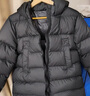 保姆鹅  儿童羽绒服宝宝中长款护脸加厚鸭绒外套防风保暖童装冬装 炭黑 120 实拍图