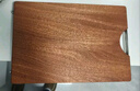京东京造 菜板 砧案板切菜家用食品级实木抗菌 【乌檀整木】40*27*2.5cm 实拍图